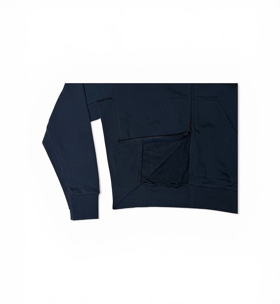SOLDIER ZIP HOOD - GRAY