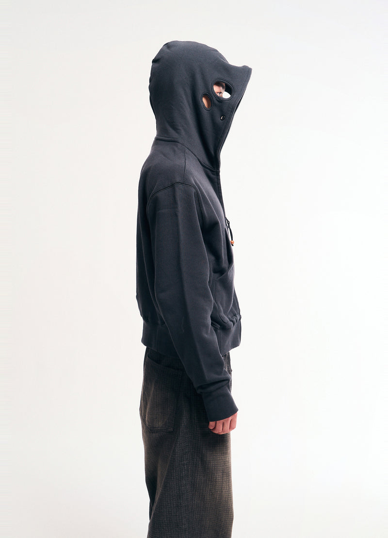 SOLDIER ZIP HOOD - GRAY