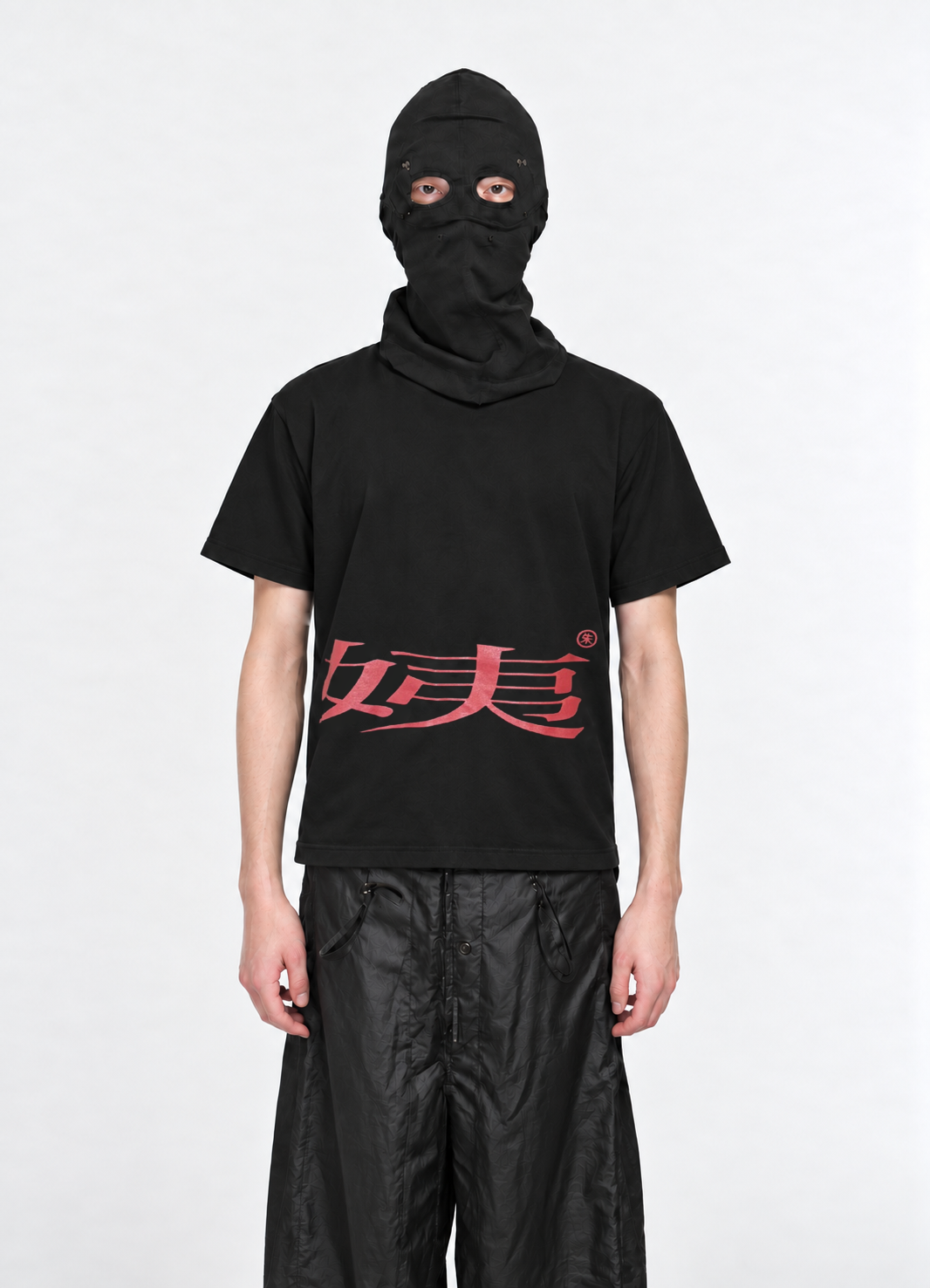 "阿姨" AW26 MERCH T-SHIRTS - BLACK